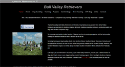 Desktop Screenshot of bullvalleyretrievers.com